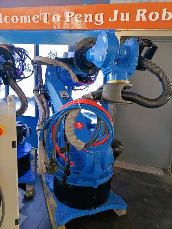 Robot di saldatura a punto TIG con polso cavo per acciaio in alluminio