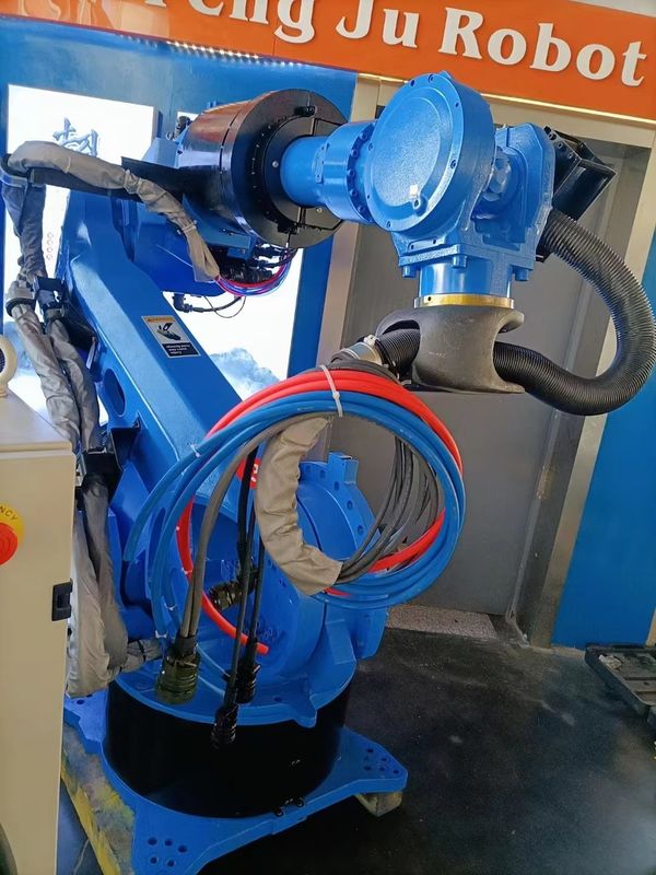 Robot di saldatura a punto TIG con polso cavo per acciaio in alluminio