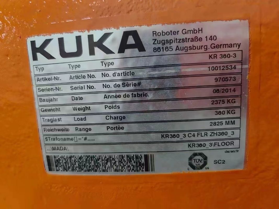 Massimizza la tua produzione con i robot KUKA usati KR360-3 e KRC4 Controller ARC Saldatura Assemblaggio di parti carico e scarico robot di taglio