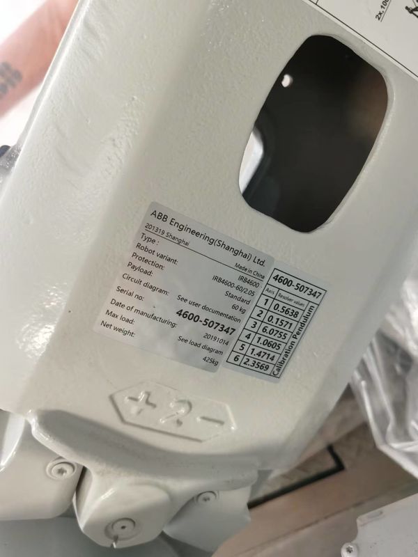 IRB 4600-60/2.05 IRC5 Controller utilizzato ABB Robot 6 assi Braccio robotico 2050mm Portata altamente affidabile ed efficiente