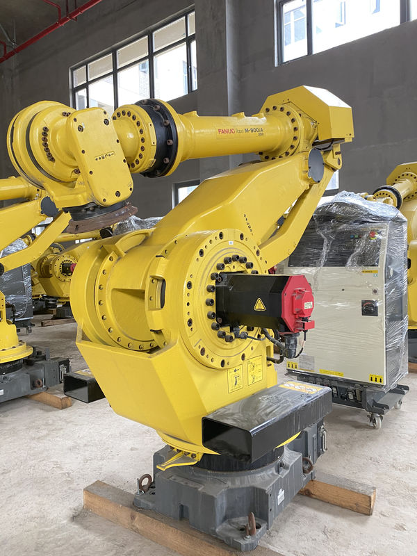 Fanuc M-900iA 350 Robot usati 6 assi 2655mm Controller R30iA perfetto per la palettizzazione e altro